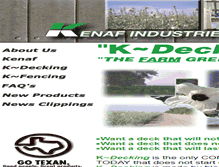 Tablet Screenshot of kenaf-industries.com